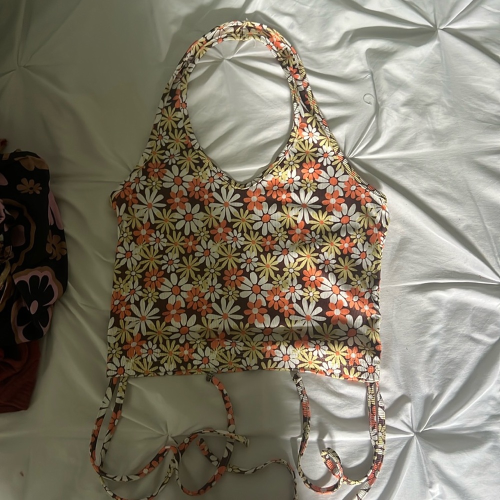 cute fall halter top